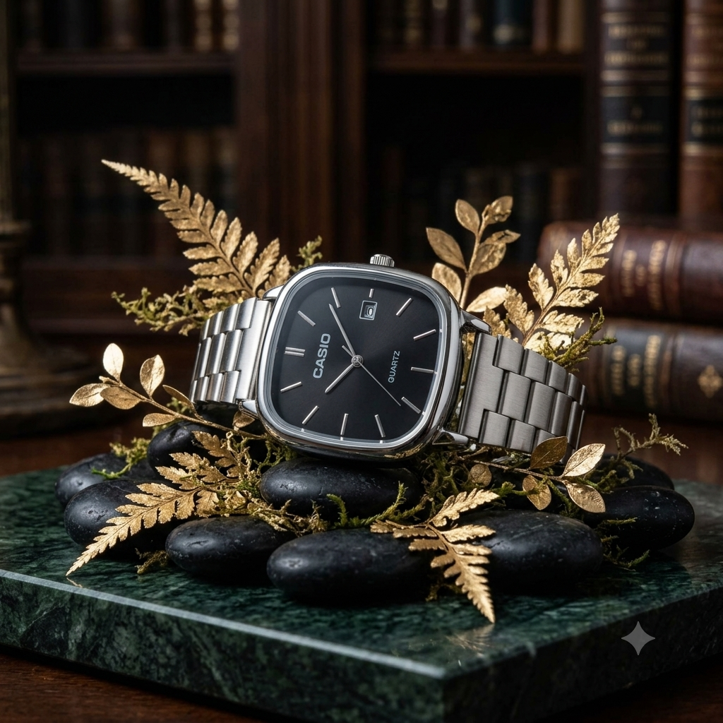 Casio Vintage Square Watch | Premium Stainless Steel