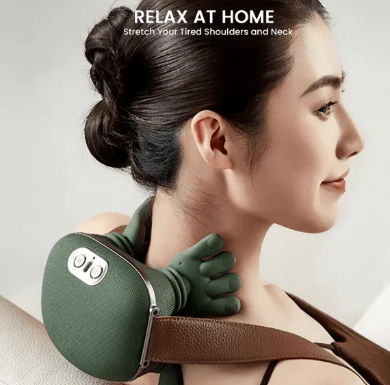 Smart Shoulder & Neck Massager | Deep Kneading Pain Relief